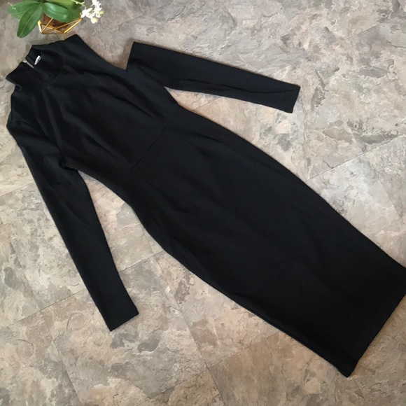 Cut out back sexy sleeve sleeve dress - Picture 3 of 7